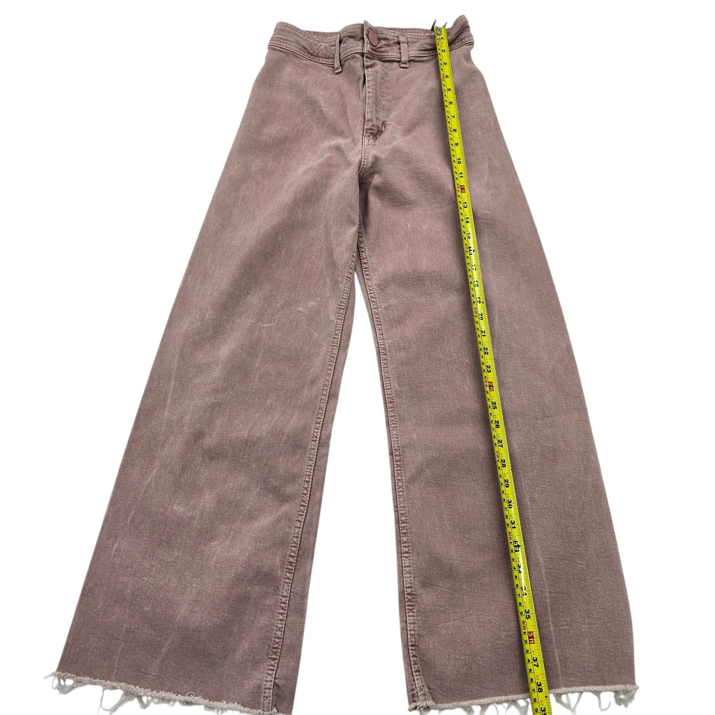 ZARA Women's Mauve Wide Leg Jeans Size 6 USA