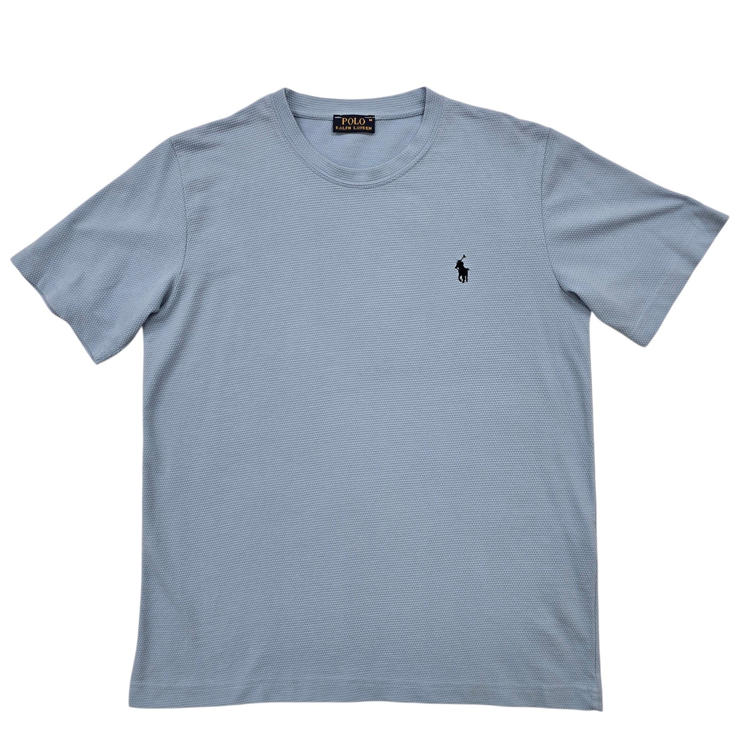 Polo Ralph Lauren Men's Light Blue T-Shirt Size M Short Sleeve Logo