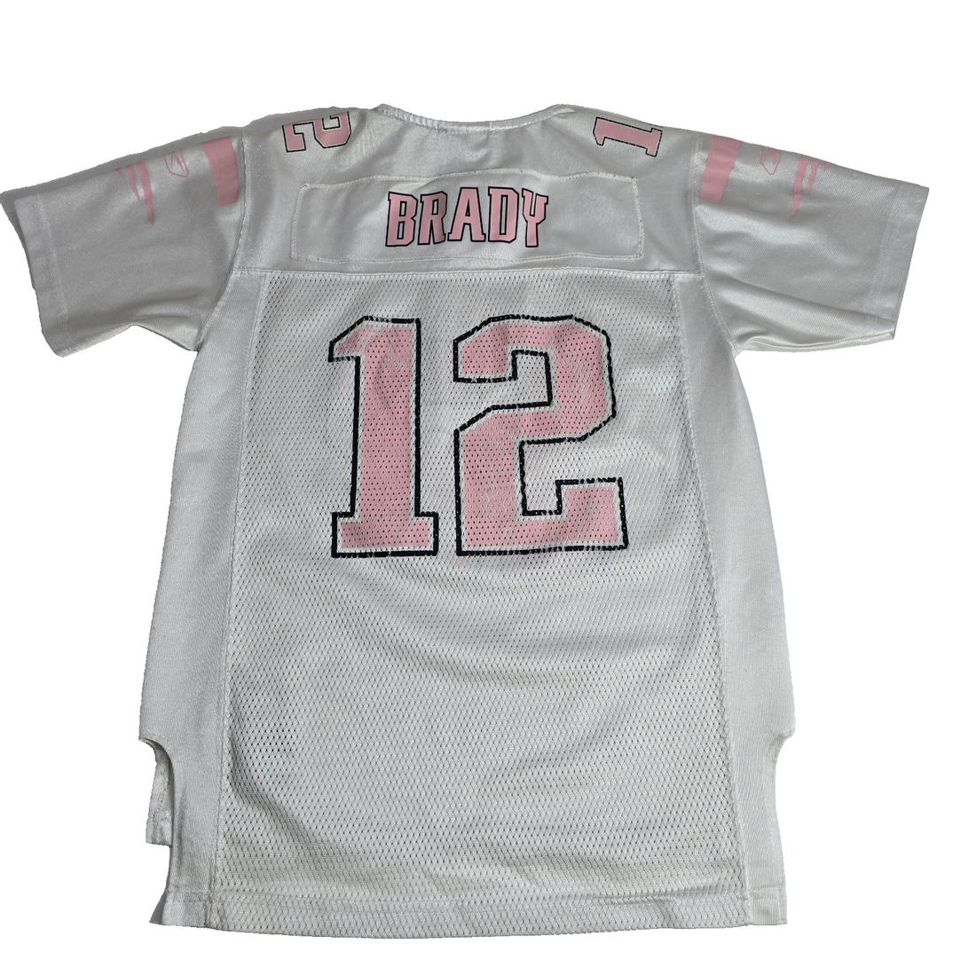 Reebok NFL Jersey Men’s XL White Pink Mesh Football Shirt #12