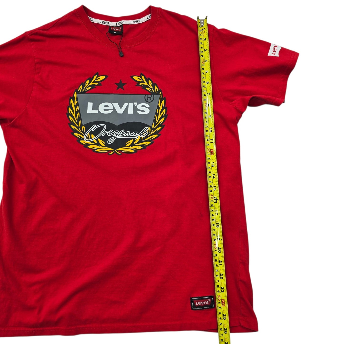 Levi's Men Red T-Shirt size XL product image 8