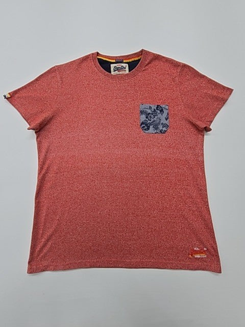 Superdry Men Red T-Shirt size XXL product image 1