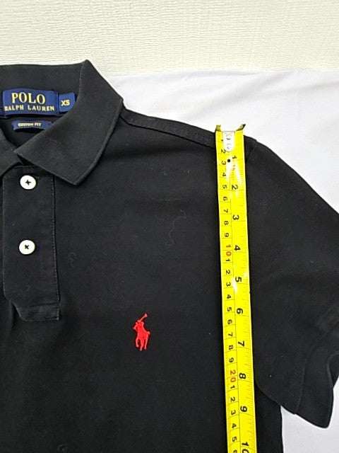 Polo Ralph Lauren Men's Black Polo Shirt XS Slim Fit Pony Logo