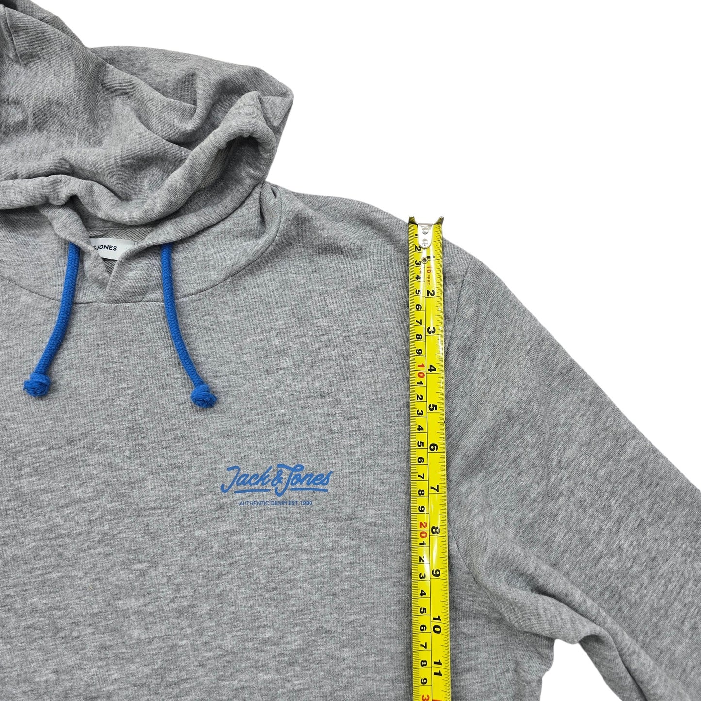 Jack & Jones Men Gray Hoodie size XL product image 6