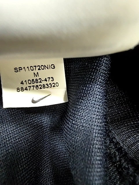 Nike Men's Navy Blue Stripe Track Jacket Size M Full Zip SP11072NIG