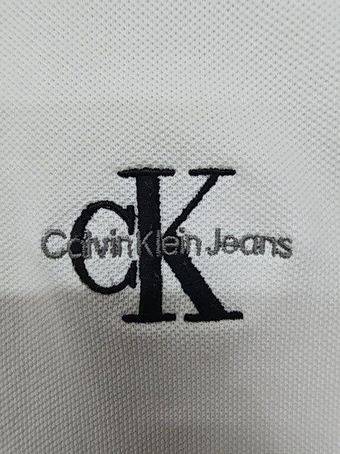 Calvin Klein Men White Polo Shirt size M product image 6