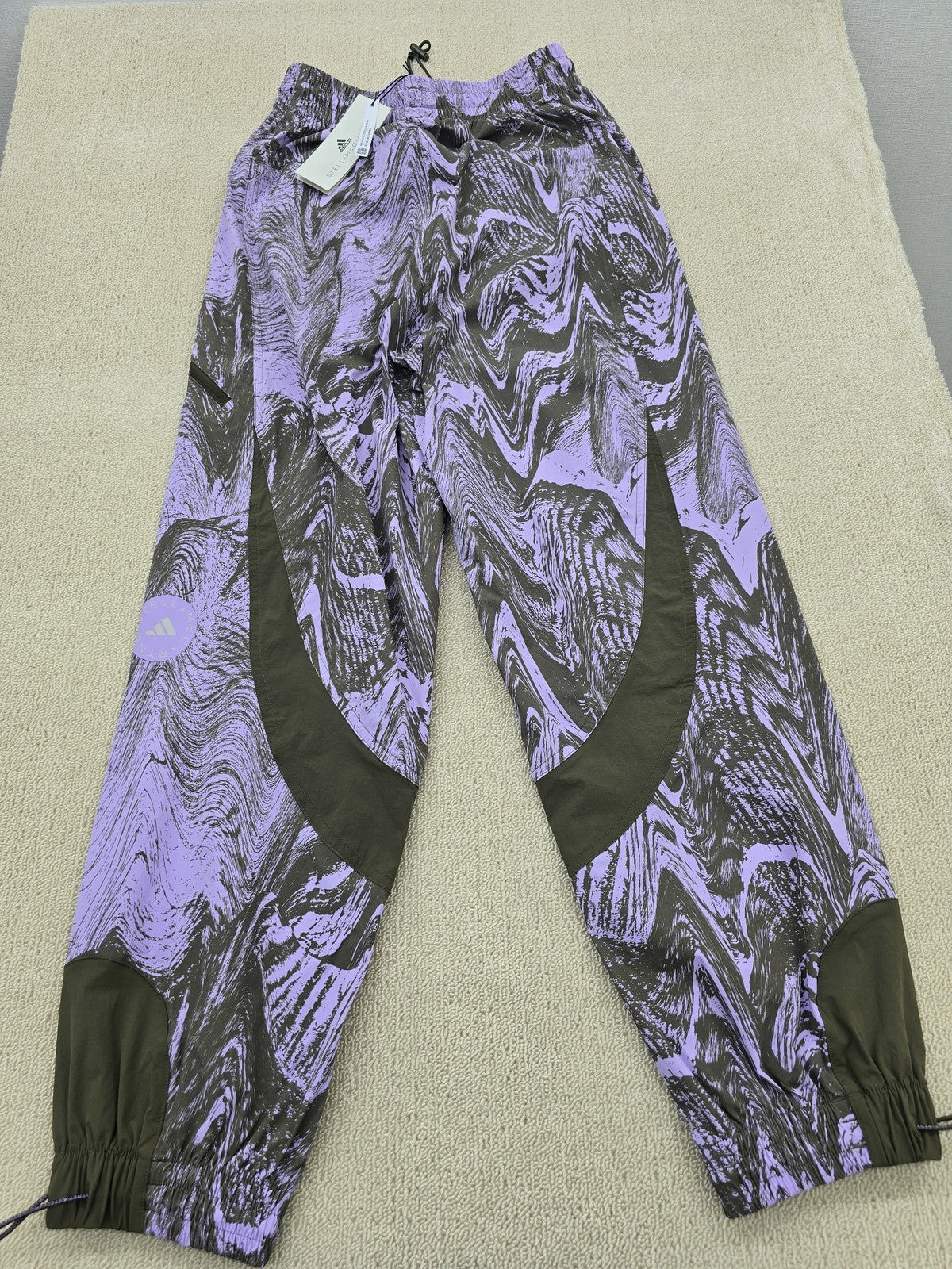 Adidas Stella McCartney Purple Swirl Track Pants Women S Activewear