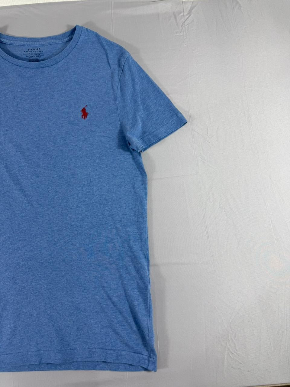 Polo Ralph Lauren Custom Slim Fit T-Shirt Men's S Blue Cotton Crew Neck