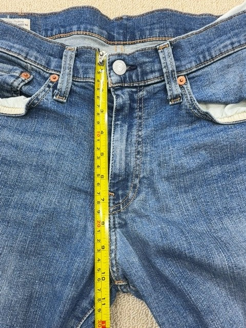 Levi's 511 Men's Slim Fit Blue Denim Jeans W34 L30 Cotton
