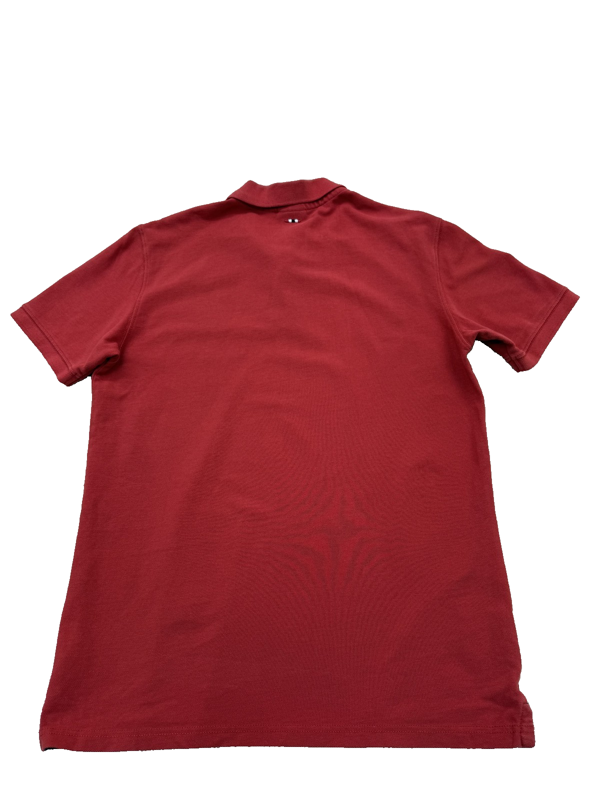 Napapijri Men's Red Polo Shirt Size L Cotton Classic Fit