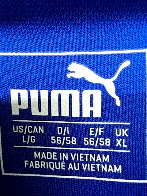 Puma Blue Golf Polo Shirt Men XL Short Sleeve Color Block