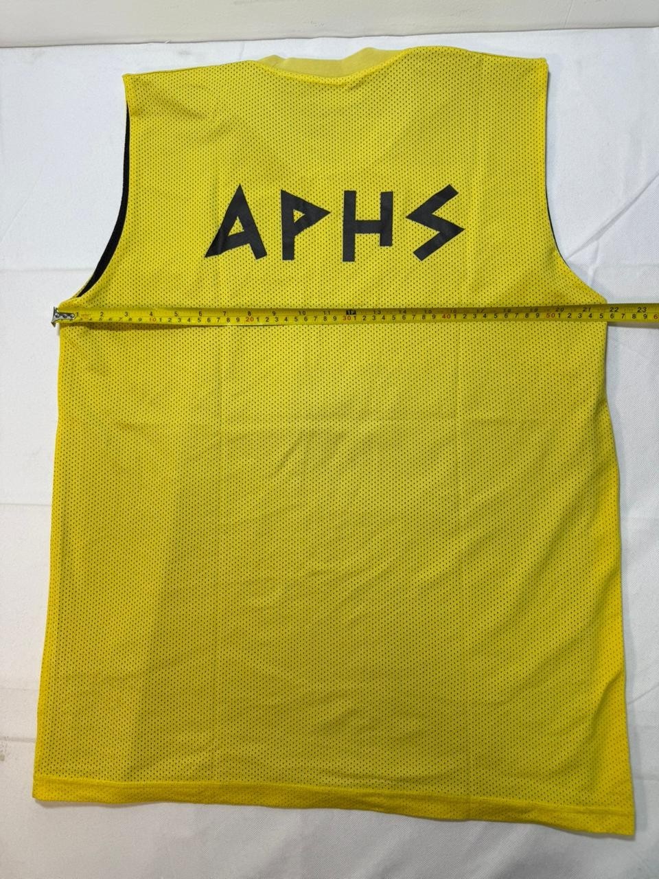 Adidas Aris Aphs Yellow Training Sleeveless Jersey Size M