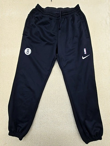 Nike Men's Black Dri-FIT Brooklyn Nets Sweatpants Size M