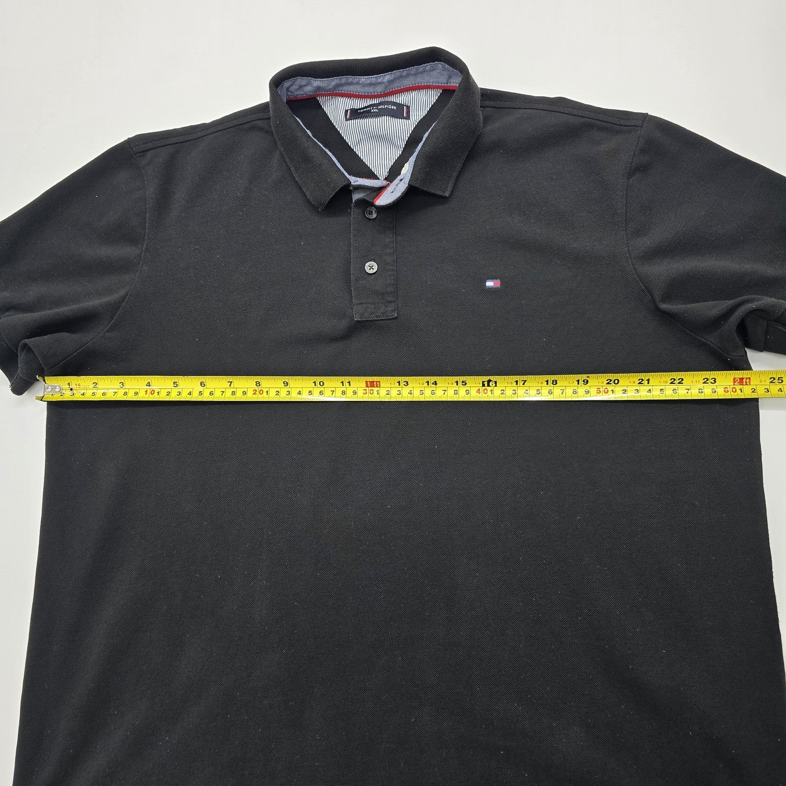 Tommy Hilfiger Men Black Polo Shirt size XXL product image 7
