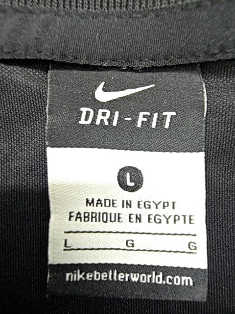 Nike Men's Black Dri-Fit Sports T-Shirt Size L