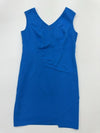 Pyko Women's Blue Dress – Size 42, Sleeveless, V-Neck