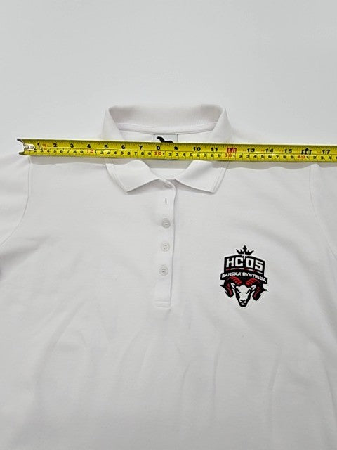 Malﬁni Women White Polo Shirt size XL product image 5