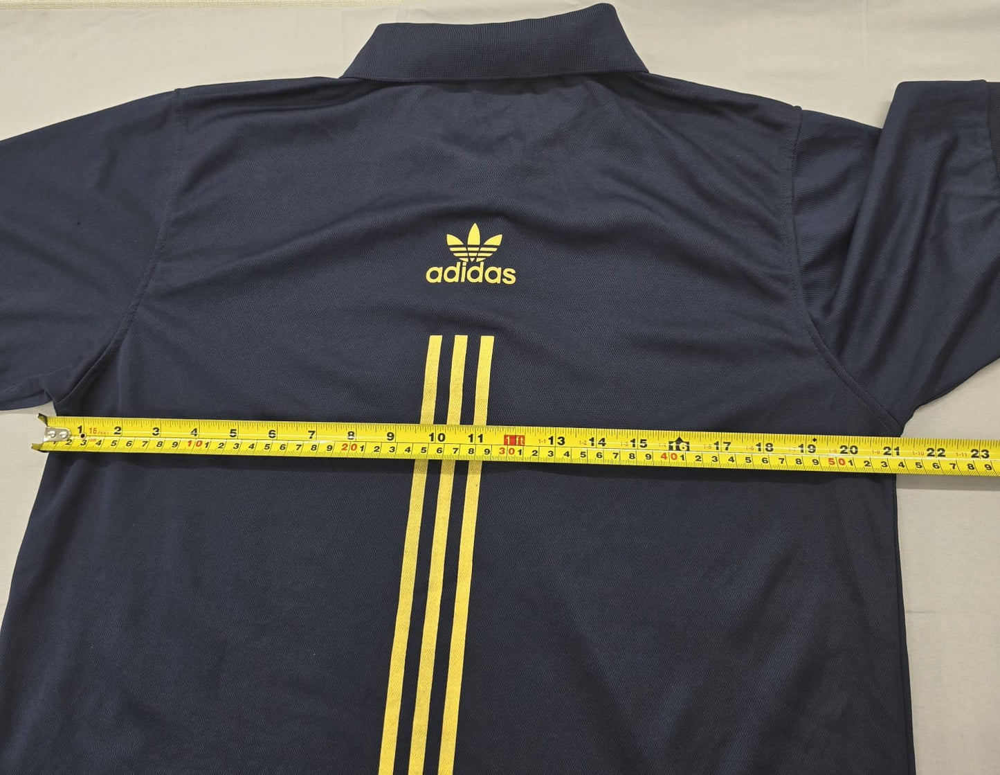 Adidas Men's Navy Polo Shirt XL Short Sleeve Button-Down