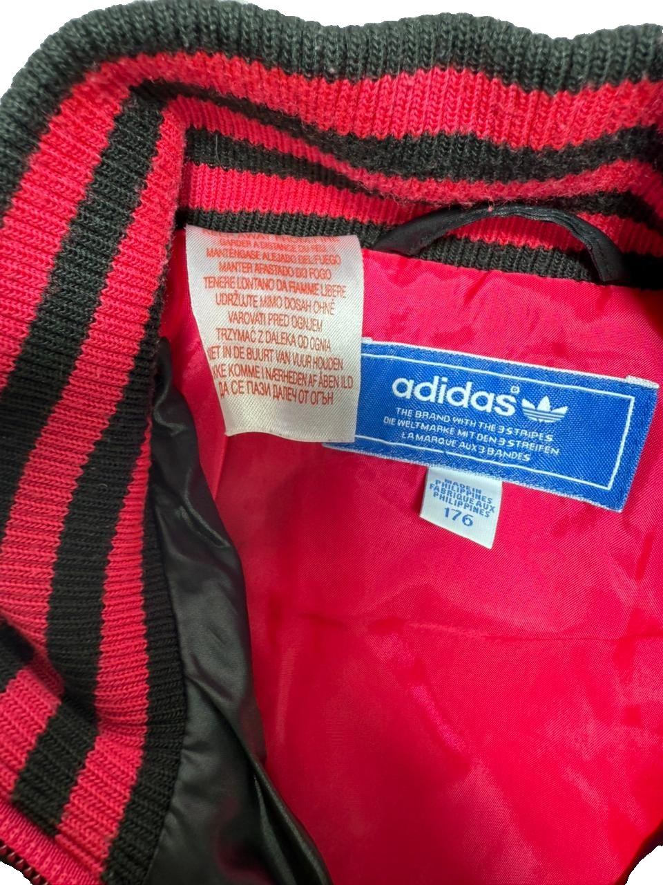 Adidas Puffer Jacket For Girls, Black & Pink