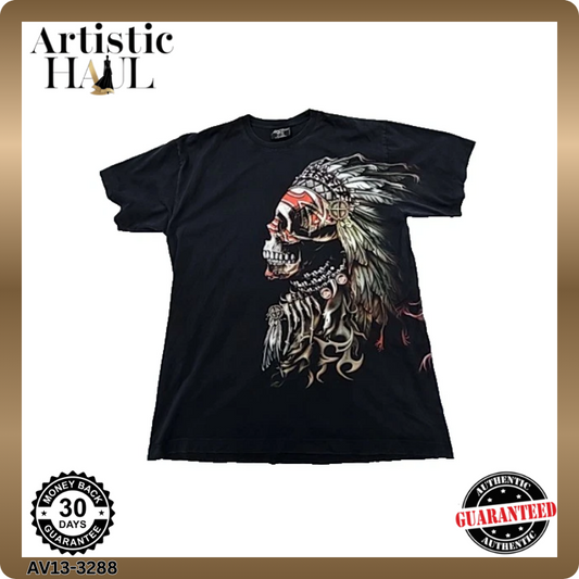 Rock N Rangz Unisex Black T-Shirt – Size XL, Crew Neck, Cotton