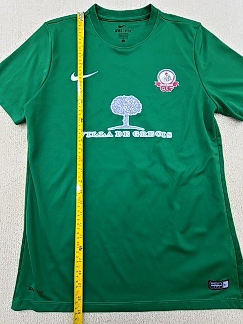 Nike Green Soccer Jersey L Dri-FIT Short Sleeve Crewneck