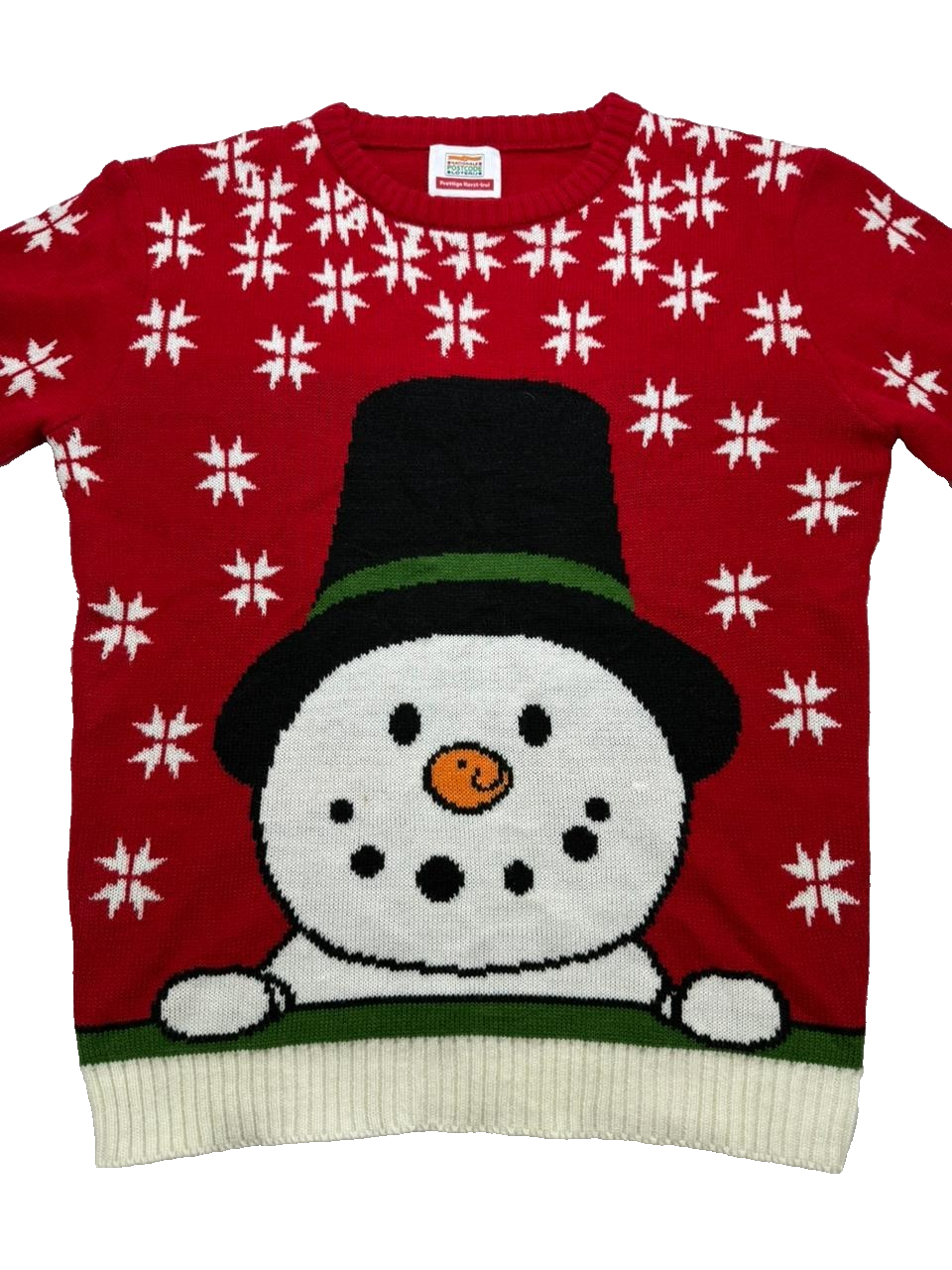 Snow Man Nationale Postcode Loterij Prettige Kerst-Trui