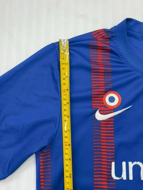 Nike FC Barcelona Men's Blue Red Striped Soccer Jersey XL Vintage
