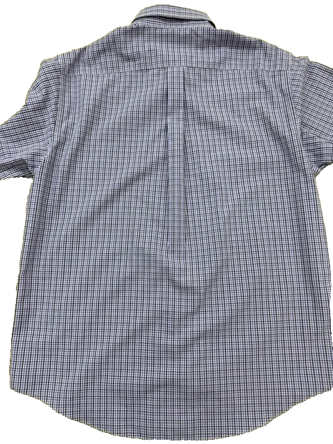 Brooks Brothers Purple Plaid Non-Iron L Long Sleeve Cotton Dress Shirt