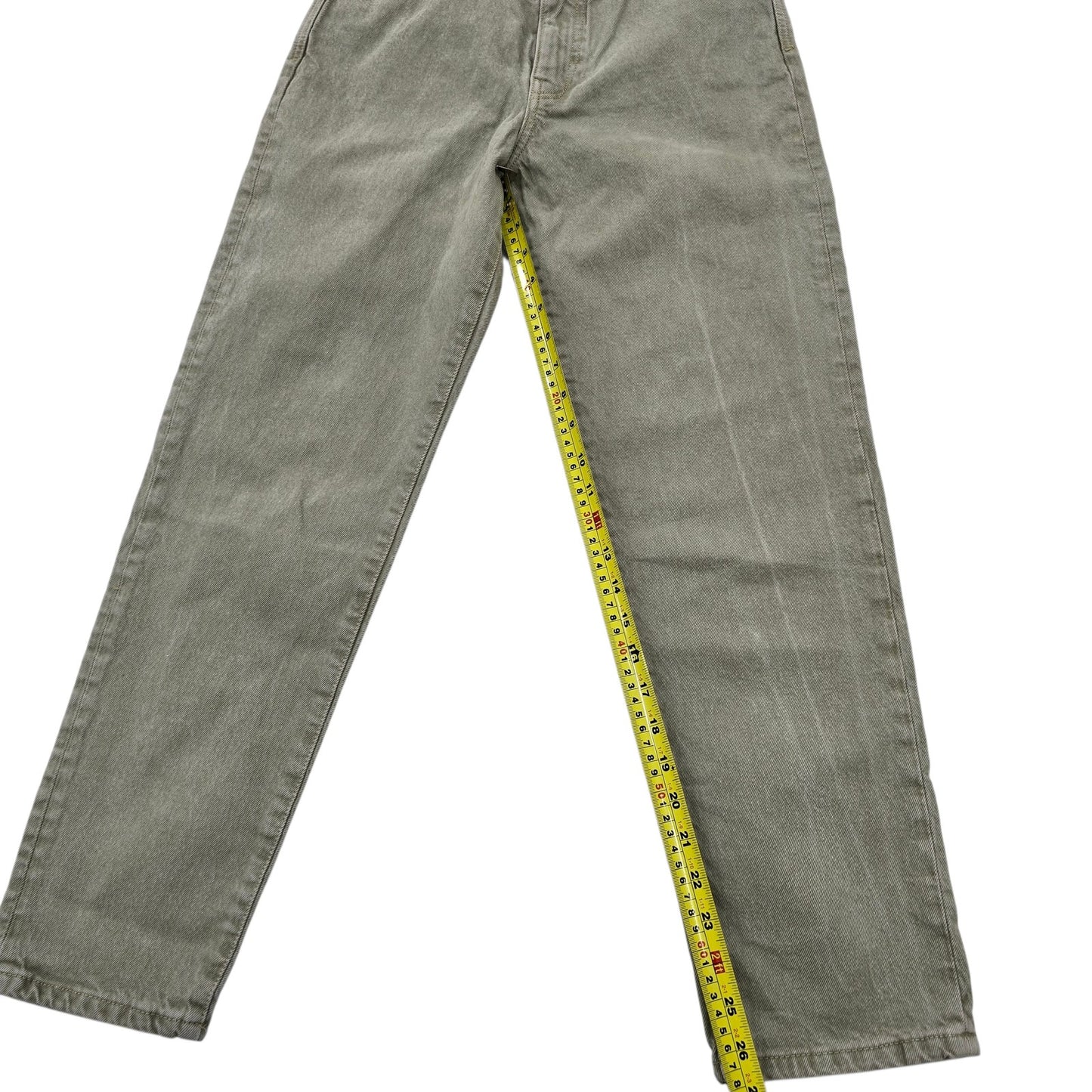 ZARA Women's Sage Green Straight Leg Jeans Size 4