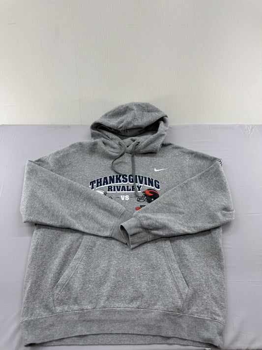 Nike Men's Gray Hoodie – Size XL, Pullover