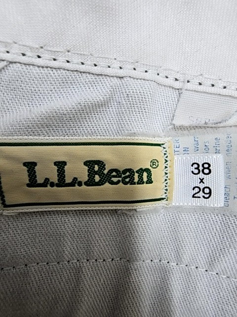 L.L.Bean Men's Green Comfort Stretch Chino Pants 38x29