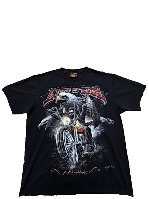 Reckless High Definition Men's Black T-Shirt – Size XL