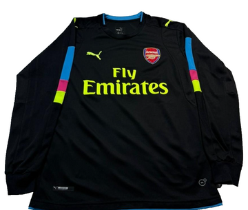 Puma Arsenal 2016 Long-Sleeve Goal Keeper Shirt In Black - Size S