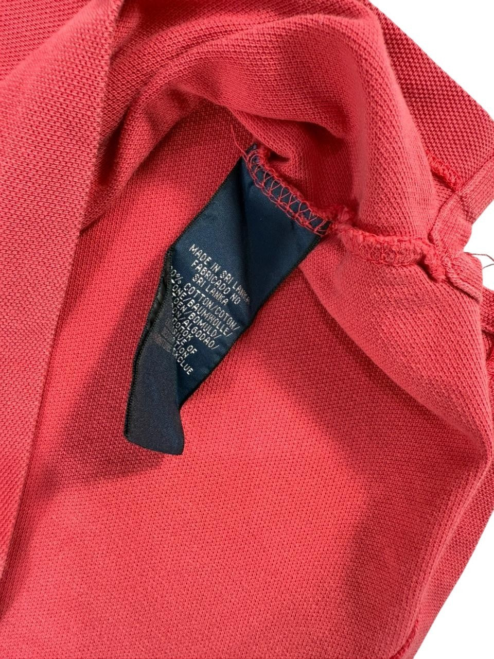 Polo Ralph Lauren Women's Skinny Fit Polo Shirt Pink Short Sleeve Size Medium