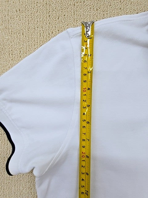 Tommy Hilfiger Men's White Pique Polo Shirt Short Sleeve M Regular Fit
