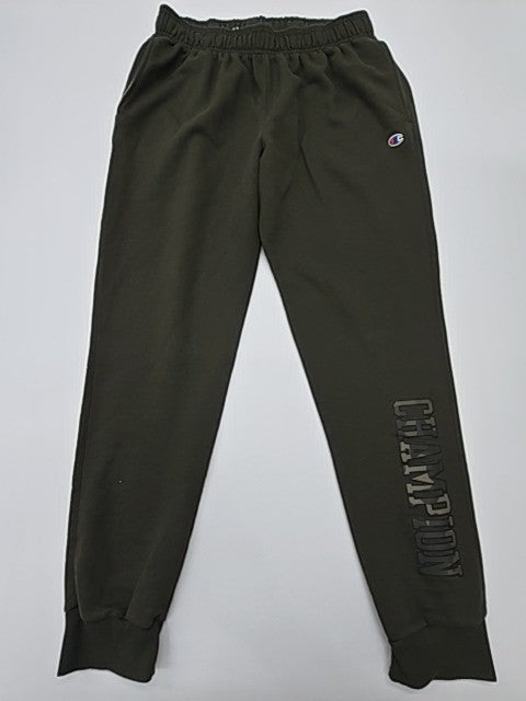 Champion Men Olive Sweatpants Big & Tall XL Relaxed Drawstring Cotton/Poly