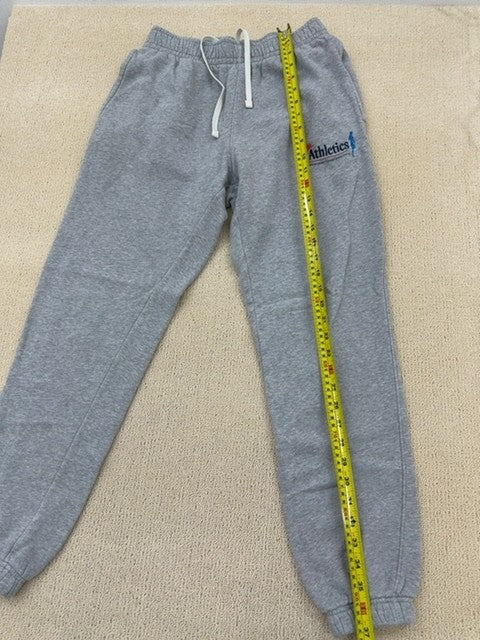 Nike Unisex Gray Fleece Sweatpants Size S Athletic Cuffed