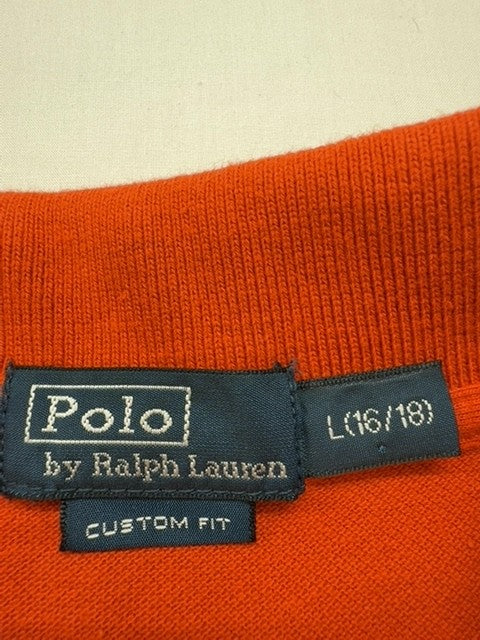 Polo Ralph Lauren Boys Orange Polo Shirt size 18/18 product image 4