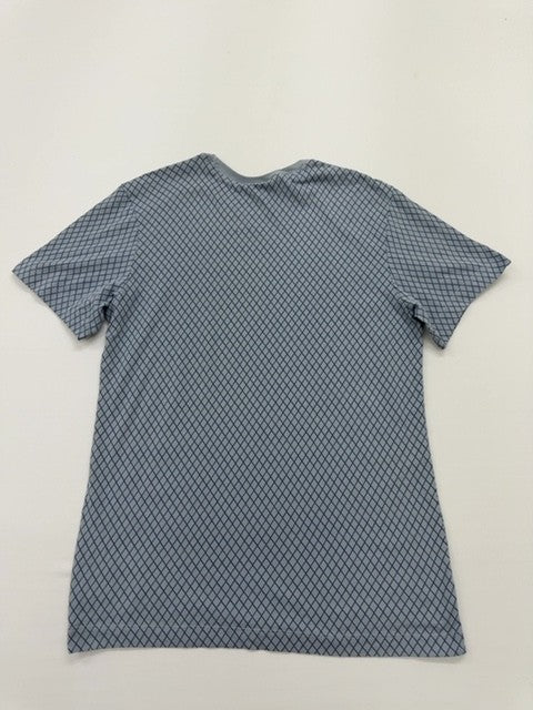 Nike Boys Light Blue Dri-FIT Geometric Tee Slim Size S Tagless