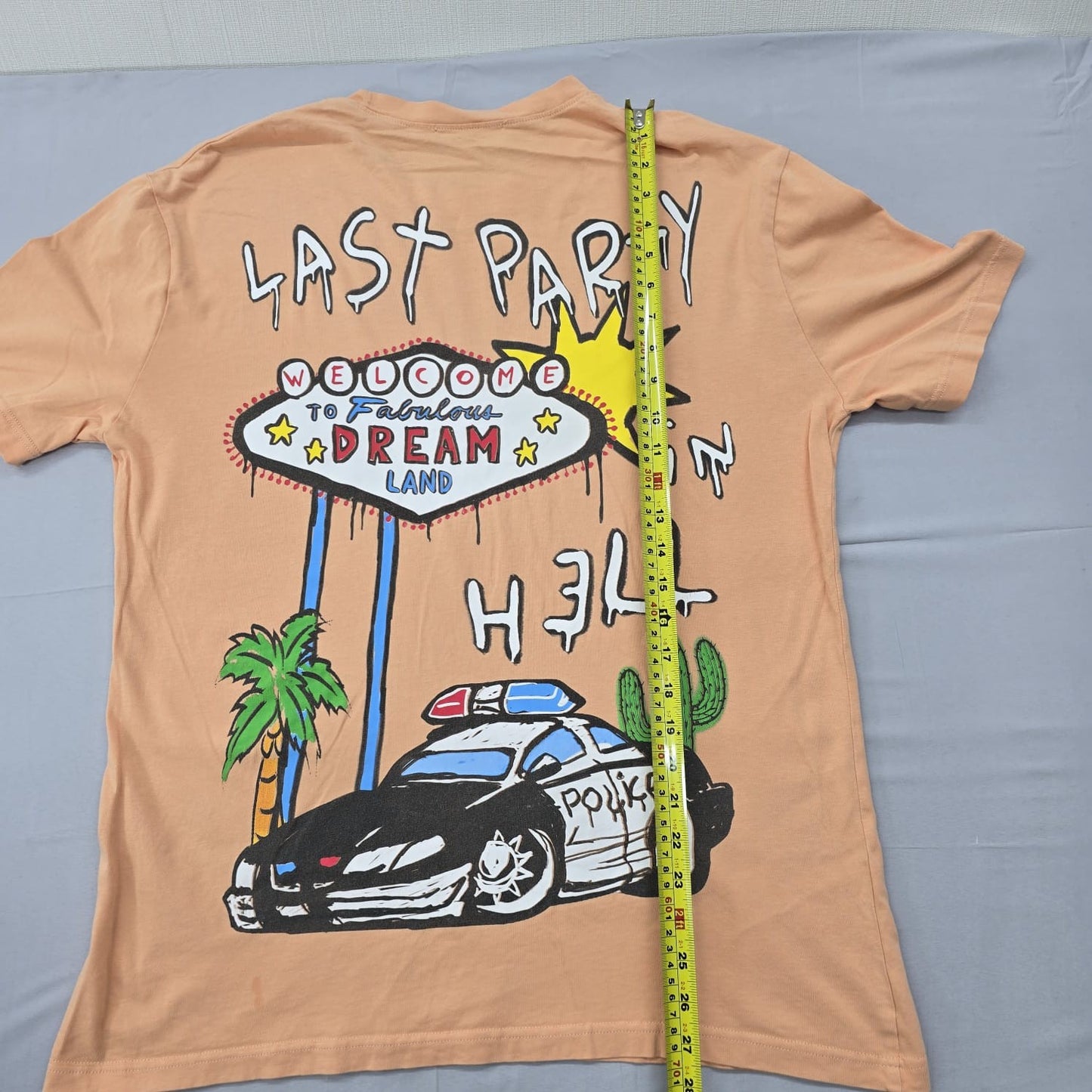 Alcottott Men's Orange T-Shirt Size L Italy TS15368UO