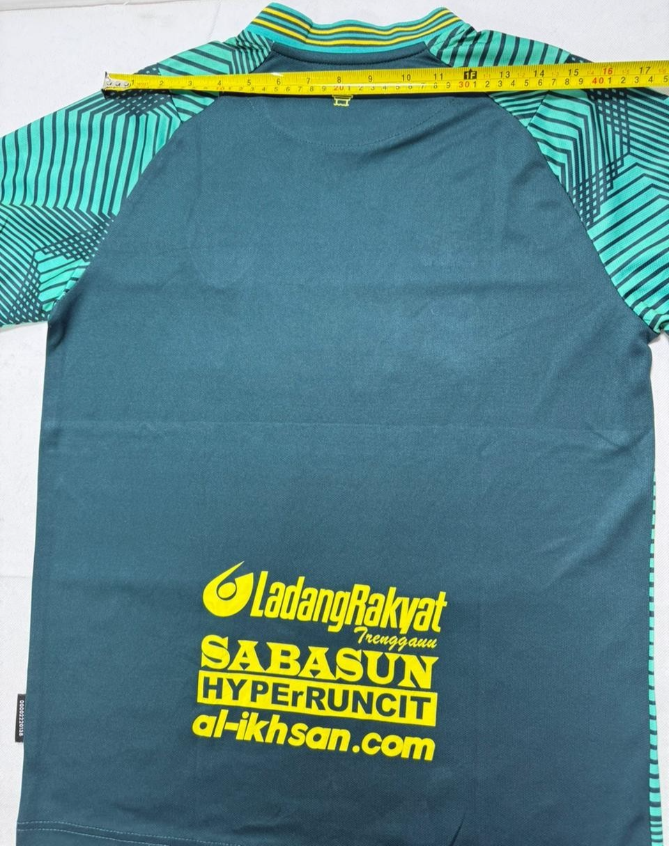 Umbro Terengganu FC Home Jersey Green Yellow Football Shirt SIZE L