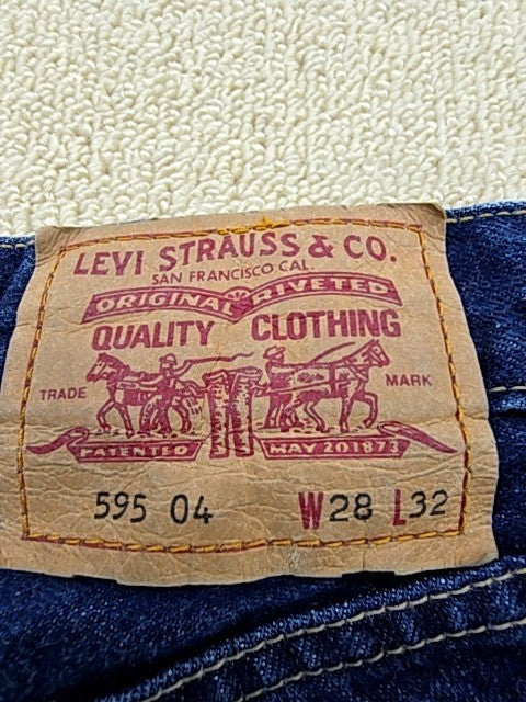 Levi Strauss Jeans Unisex Blue 28x32 MPN 595 0401 Malta Denim