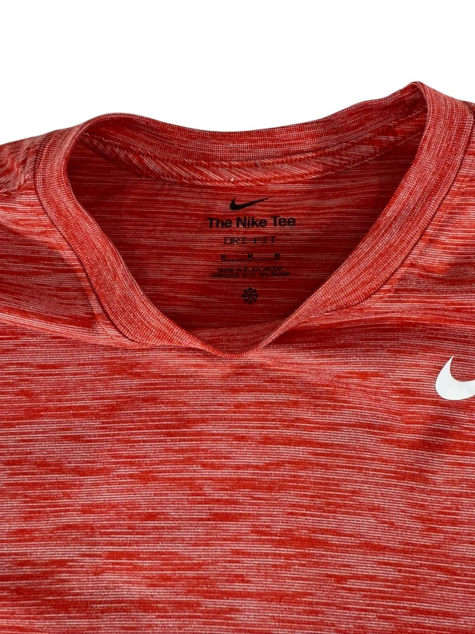 Nike Men's Dri Fit Athletic T-Shirt Red Short Sleeve Running Training Size Medium