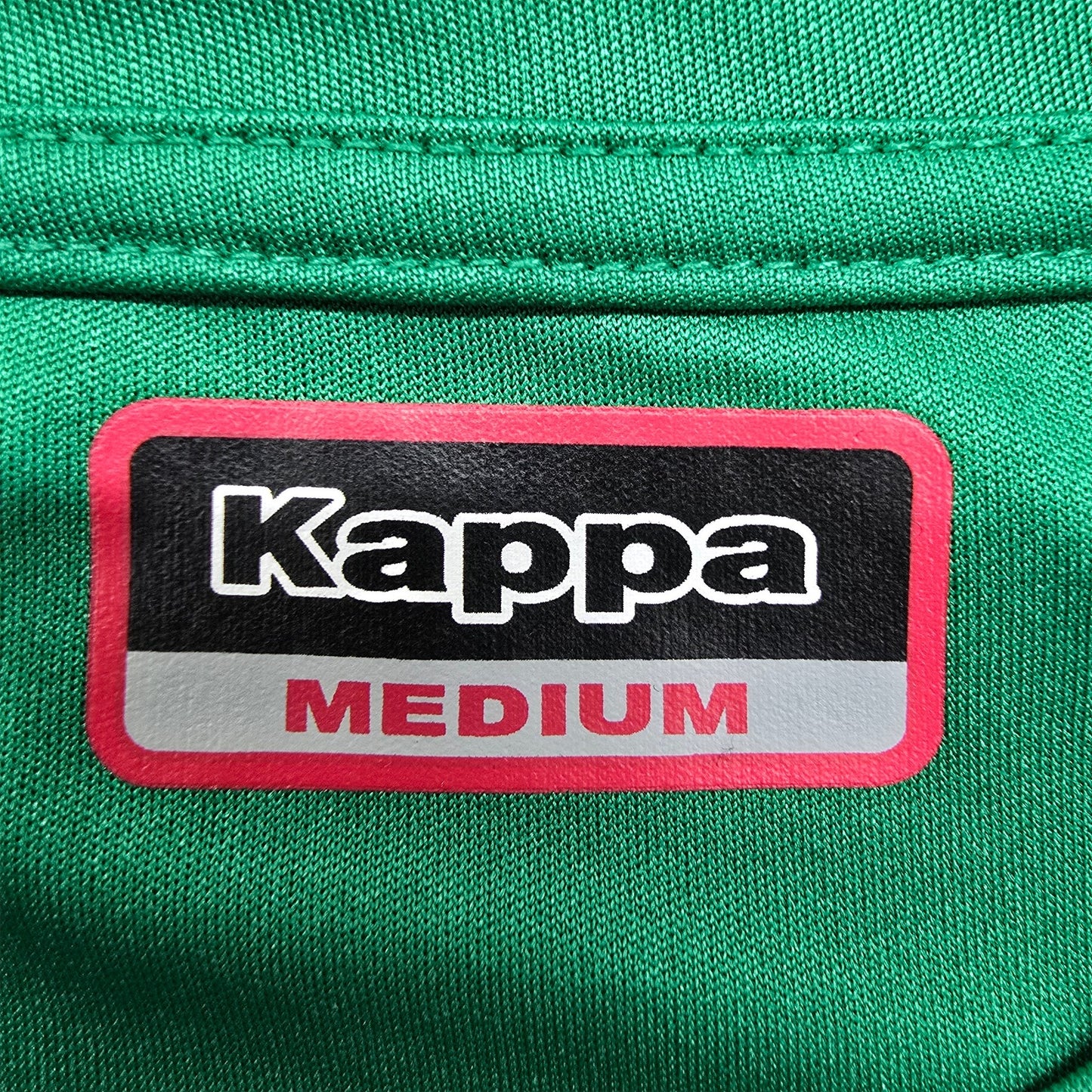 Kappa Men's Green Soccer T-Shirt Size M Embroidered Logo