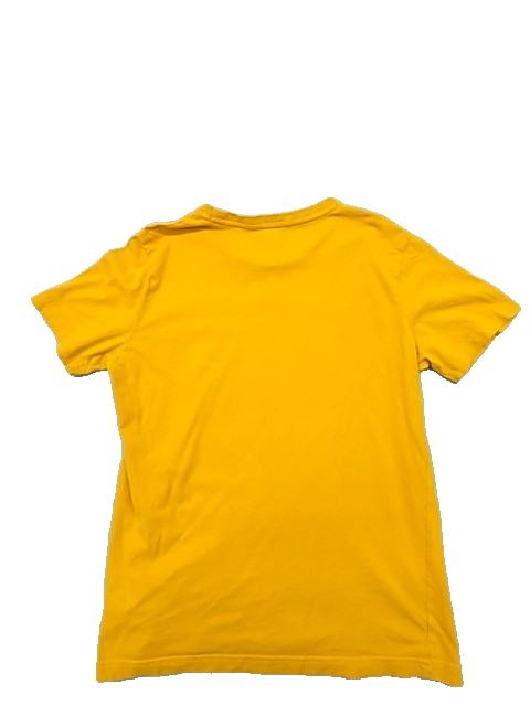 Puma Men's Yellow Short Sleeve Crew Neck T-Shirt Size S Logo 58319