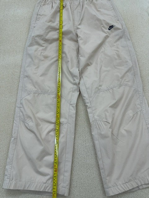 Nike Men's L Beige Track Pants Drawstring Nike Logo L