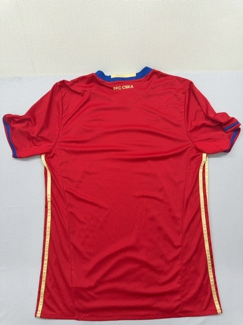 Adidas Unisex Red Jersey – Size L, CSKA Moscow V- cska, Striped