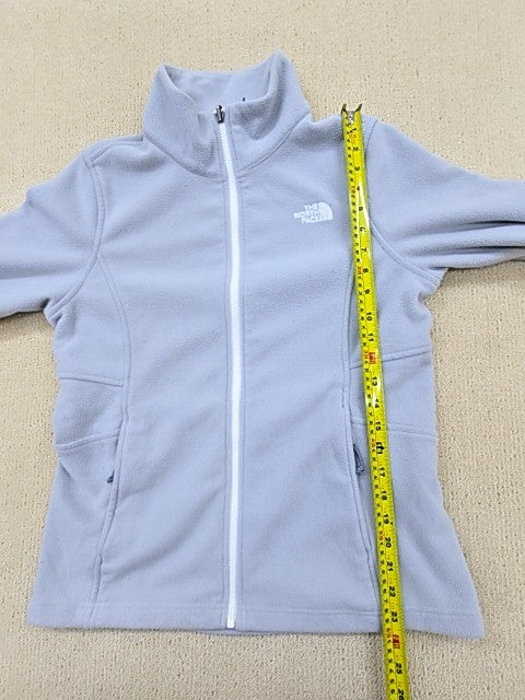 The North Face Women's Grey Full-Zip Fleece Jacket Size M