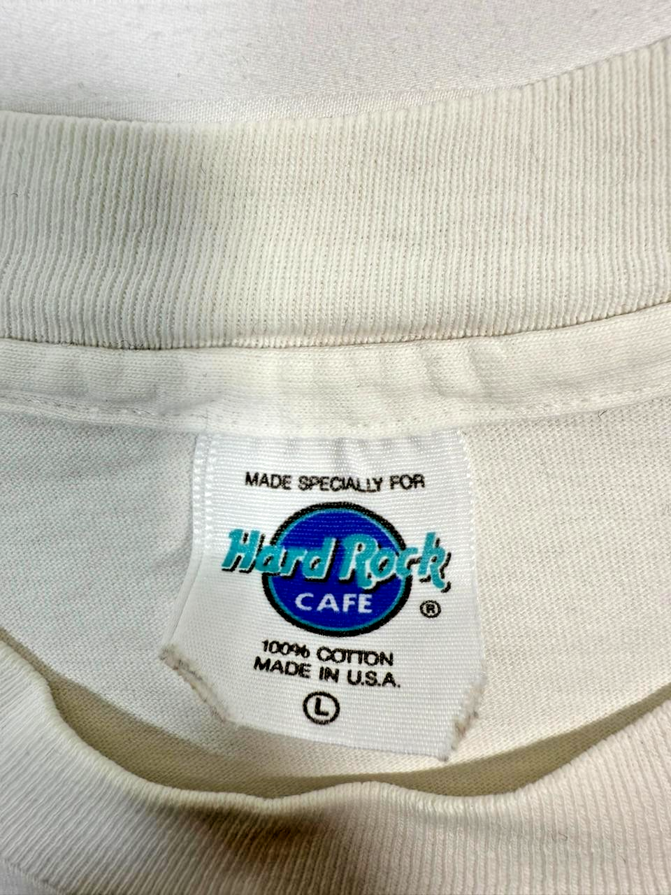 Vintage 90'S Kids Hard Rock Cafe Honolulu T-Shirt - Size L