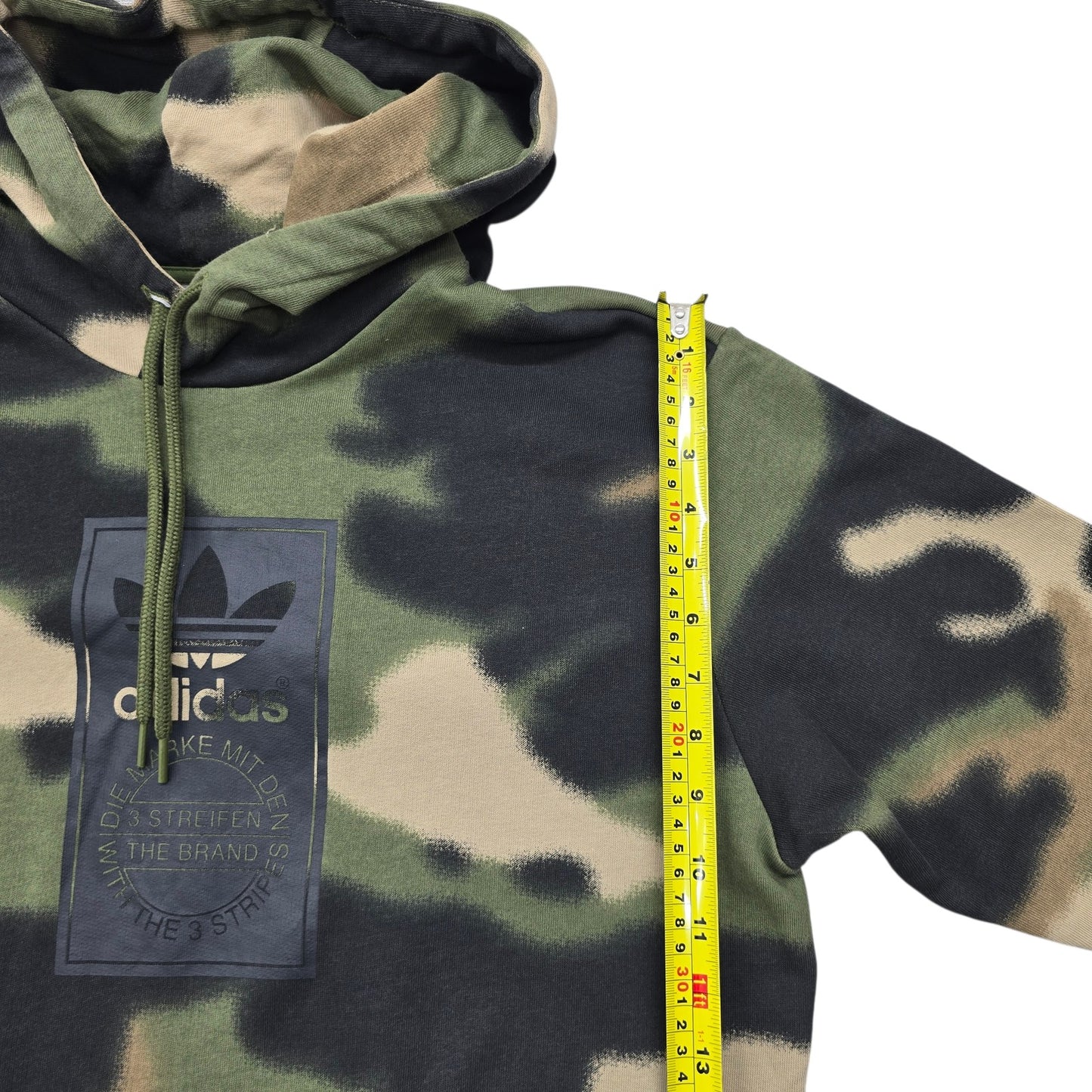 Adidas Men's Multicolor Camo Pullover Hoodie Size M