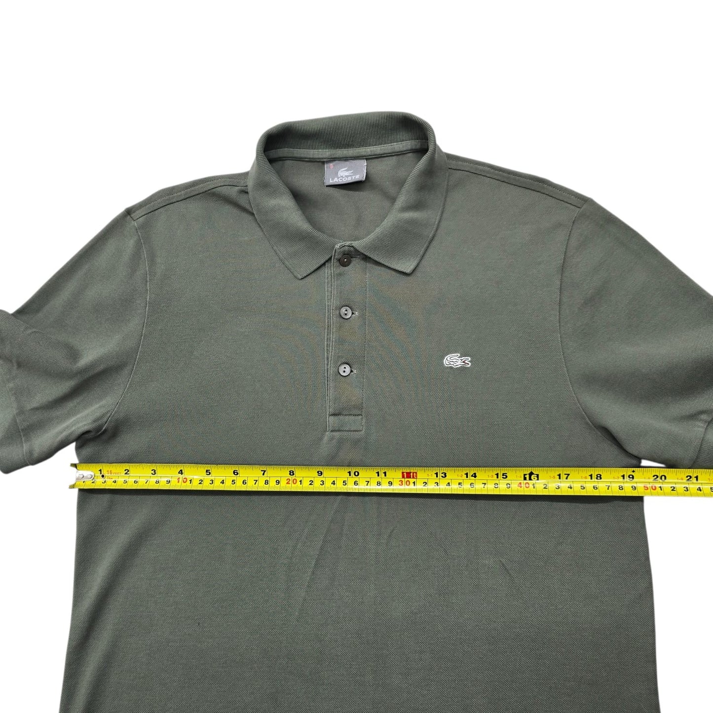 Lacoste Men's Green L.12.12 Polo Shirt Size 6 Regular Fit